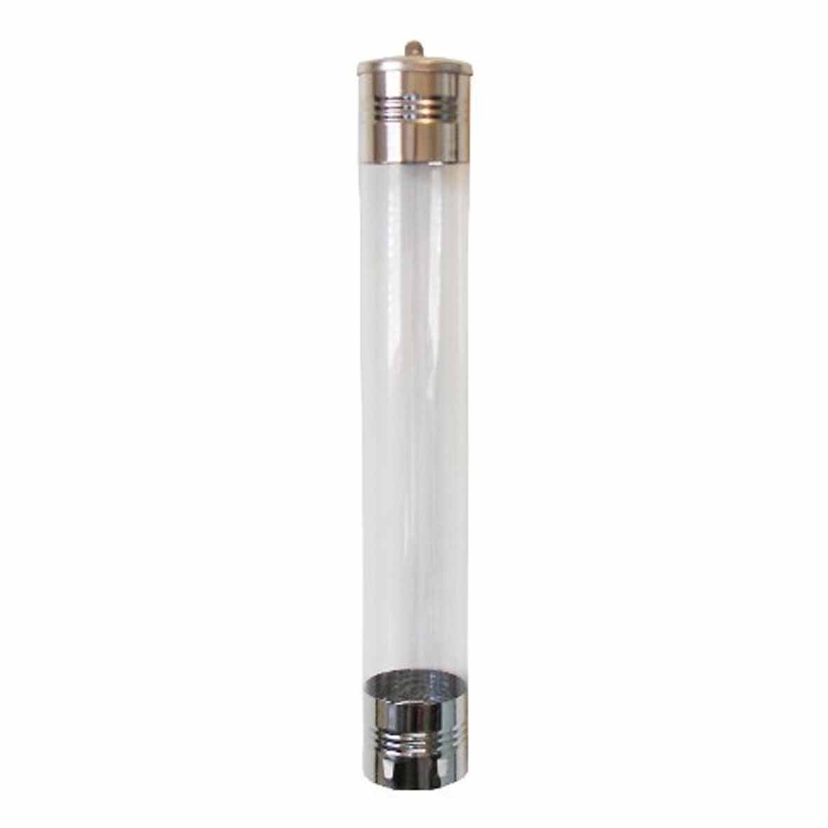 Dispenser Acrílico com Inox para Copo de Água  - JSN