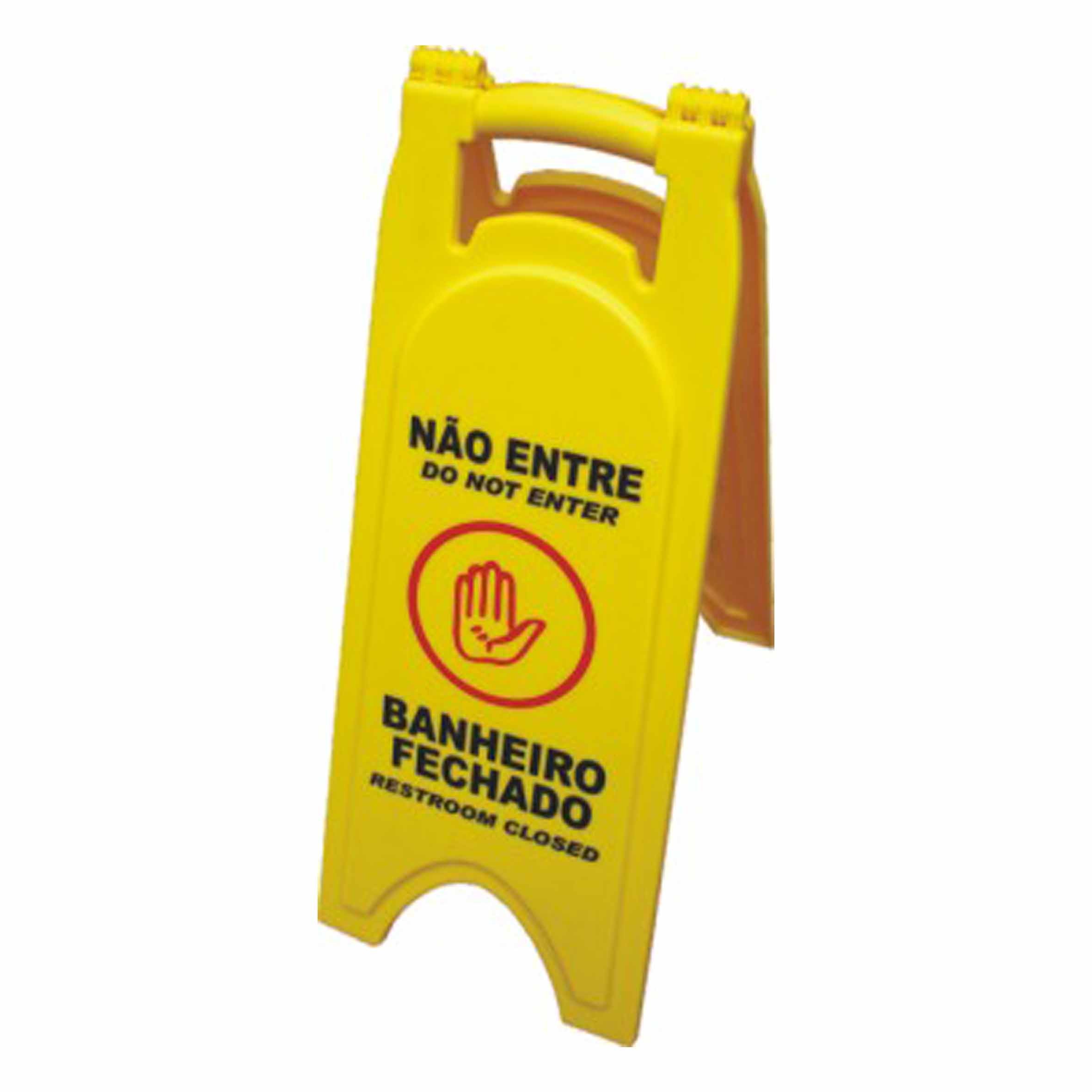 Placa Sinalizadora Banheiro Fechado - JSN