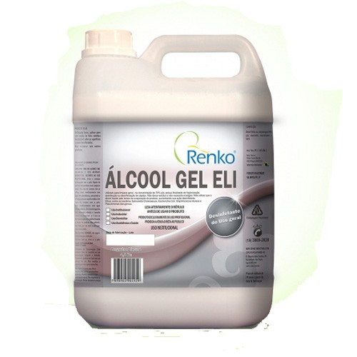 Álcool Gel Eli Desinfetante de Uso Geral - Renko
