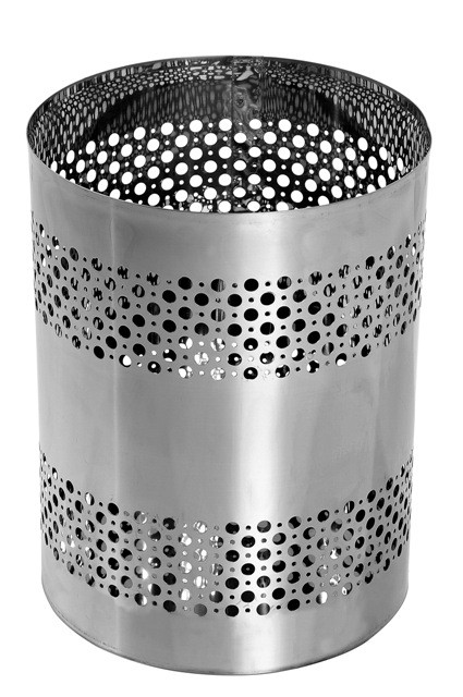 B9 - Cesto Telado em Aço Inox 40 Litros