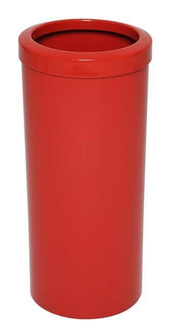 Cb39 - Cb39a - Lixeira com Aro em Plástico - Vermelho
