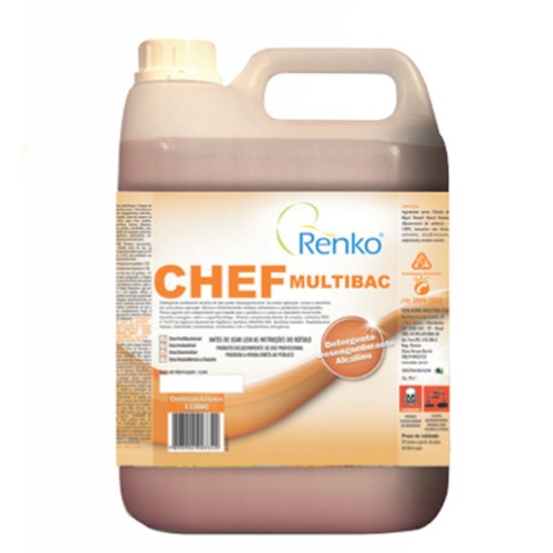 Chef Multibac Detergente Desinfetante Concentrado - Renko
