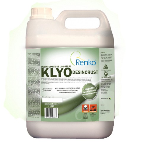 Klyo Desincrust Limpador Desinfetante Desincrustrante - Renko