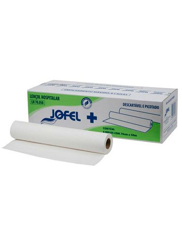 Lençol Hospitalar 50x50– Caixa Com 6 Rolos