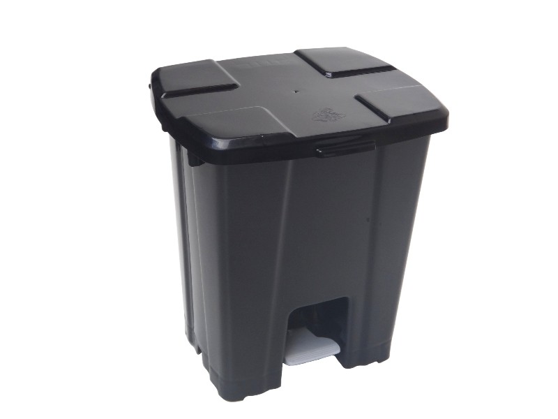Cesto com Pedal todo em Plástico 30L
