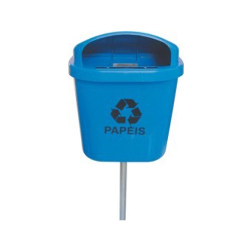 Cesto para Coleta Seletiva com Poste - JSN