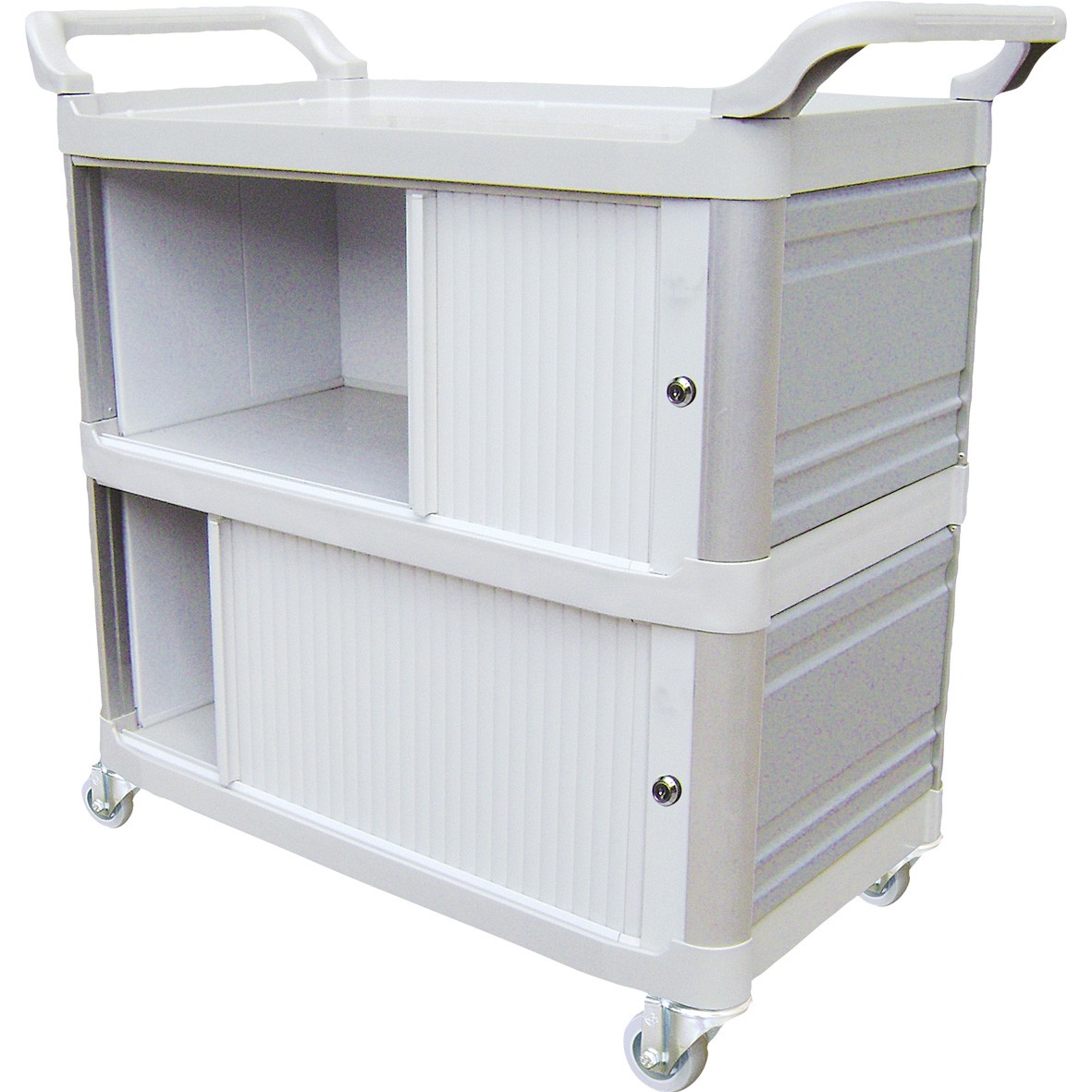 Carro Extra Triplex Fechamento Lateral e Portas - Bralimpia