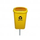 Cesto para Coleta Seletiva com Poste de 50 L - JSN
