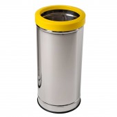 Lixeira Inox com Aro Plástico - JSN