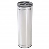 Dispensador de Copos em Aço Inox com Tampa Plástica - JSN