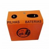 Suporte de Parede para Descarte de Pilhas e Baterias - JSN