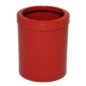 Cb38 - Cb38a - Lixeira com Aro em Plástico - Vermelho