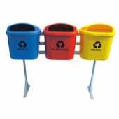 Conjunto para Coleta Seletiva com 3 Cestos de 40 L - JSN