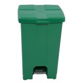 Cesto Quadrado com Pedal 60L - Verde