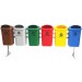 Conjunto para Coleta Seletiva com 6 Cestos de 50 litros - JSN