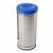 Lixeira Inox com Tampa Meia Esfera Plástica - JSN