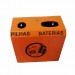 Suporte de Parede para Descarte de Pilhas e Baterias - JSN
