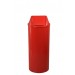 Lixeira com Tampa Vai-Vem - Vermelho