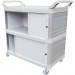 Carro Extra Triplex Fechamento Lateral e Portas - Bralimpia